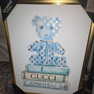 New RARE Crystal Luxe Designer Artwork